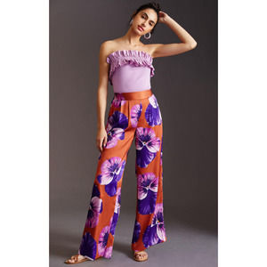 NWOT Anthropologie Floral Pants